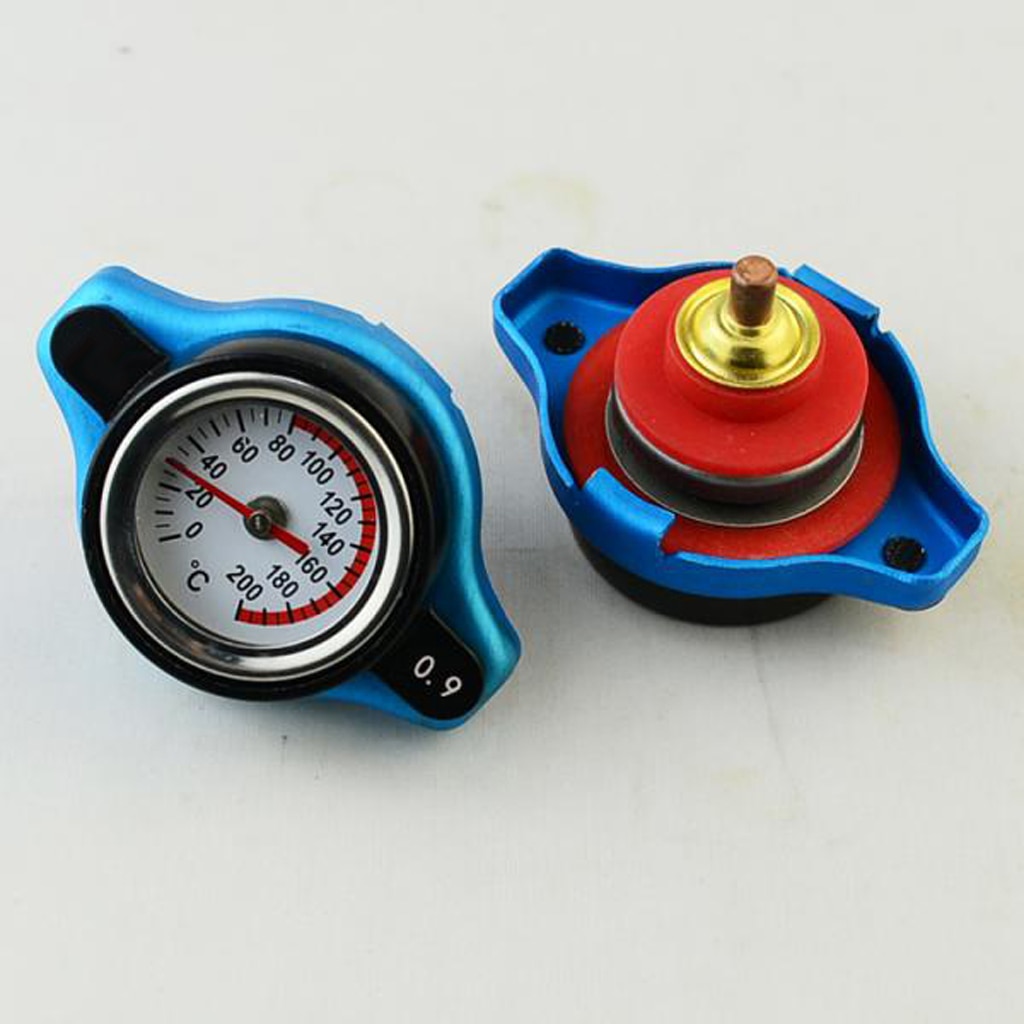 Universal Fit 0.9BAR Car Thermo Radiator Cap with Water Temperature Gauge