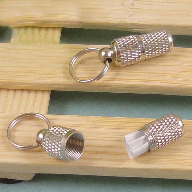 1pc/2 kpl koiran id-putki metallista ruostumattomasta teräksestä anti-kadon lemmikkikoiran id-osoite mini etikettilappu piippuputki