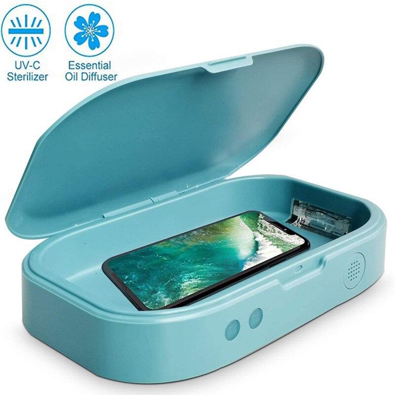 UV Smart Phone Sterilizer Box Multi-function Box Jewelry Mask Key Sterilizer Home Mini UV Sterilization Disinfection Rate 99%