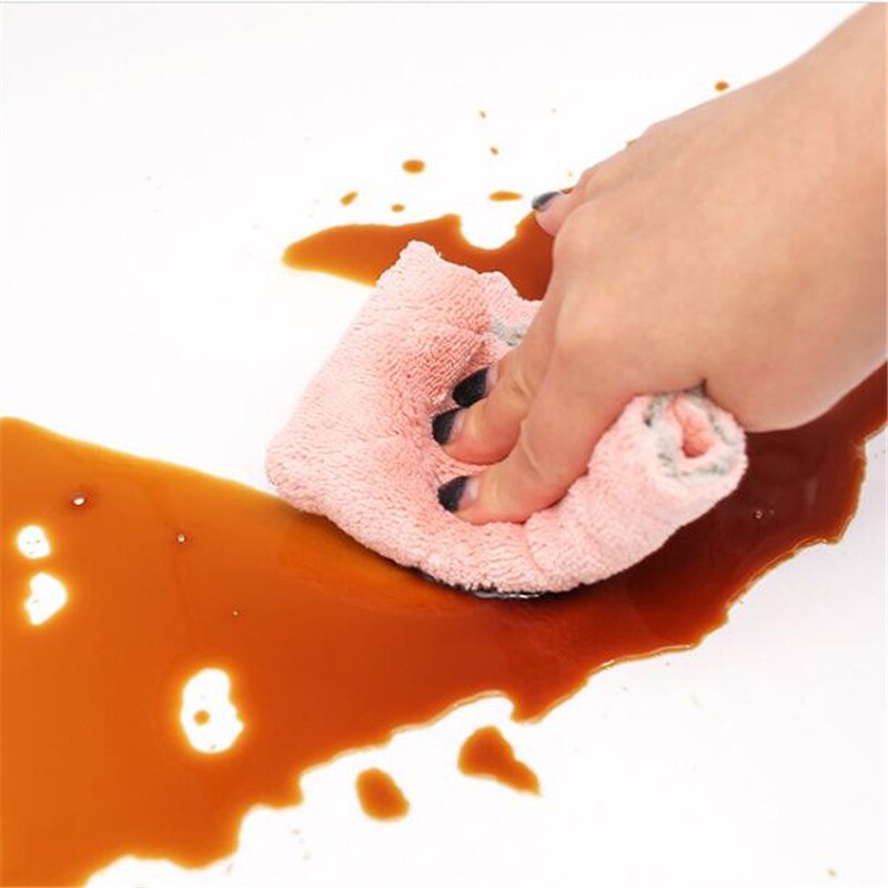 5 stuks vaatdoeken met veel vezels, keukenhanddoeken, vaatdoeken, vodden, huishoudelijke afwas, multifunctionele schoonmaakmiddelen