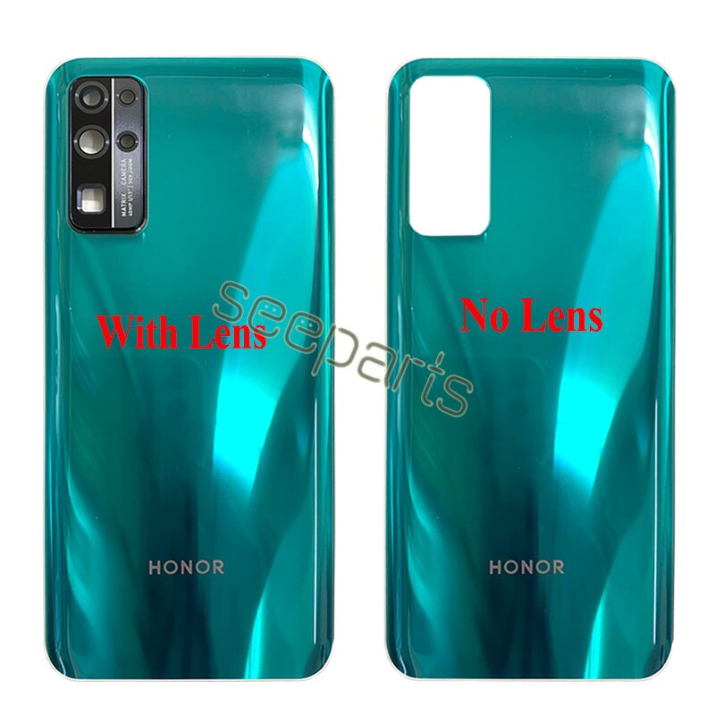 Tylna szklana pokrywa dla 6.57 "Huawei Honor 30 Pro pokrywa baterii tylny Panel Honor 30 obudowa tylnej szyby obudowa z obiektywem aparatu
