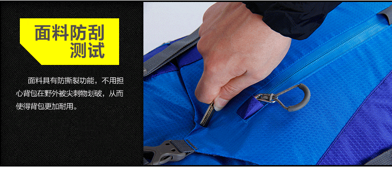 Creeper 60+5L Waterproof Rucksack Internal Frame Climbing Camping Hiking Backpack Mountaineering Bag