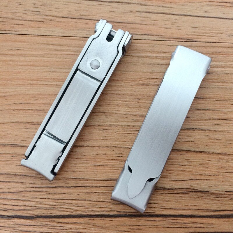 1pc ultratunna hopfällbara nagelklippare för hand och tå, skärtrimmer, rostfri nyckelring