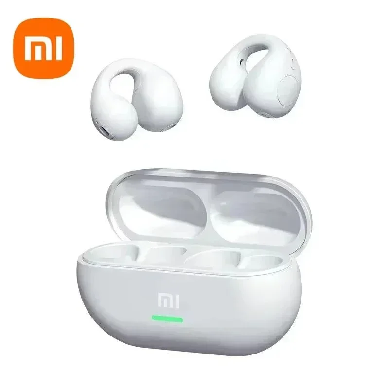 Xiaomi Bluetooth Bone Conduction Earphones Wireless HiFi Stereo Sports Headphones Waterproof with Microphone for Gaming Music: Red