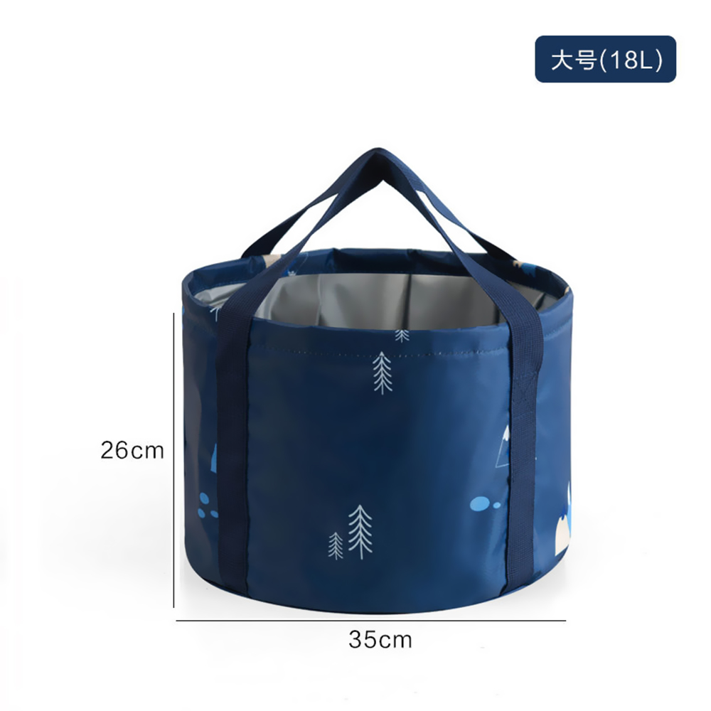 Ultralight Foldable 10L Portable Bucket Outdoor Wash Basin Folding Water Container Camping Picnic Wash Bucket: Type 7