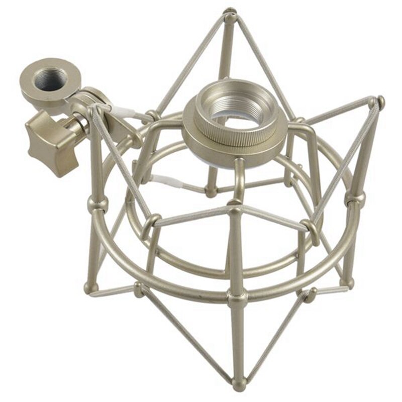Recording Studio Metal Shockmount Clip Suspension Spiders Bracket Microphone Stand for Broadcast Mic Holder