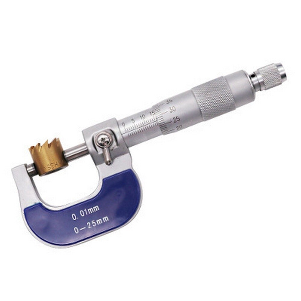 Mikrometer 0-25mm metrisch Hartmetall Messgerät Durchmesser Industrielle Zauberstab Dicke Messen Messgerät Hohe Präzision Metall Sauerei werkzeug: Ursprünglich Titel