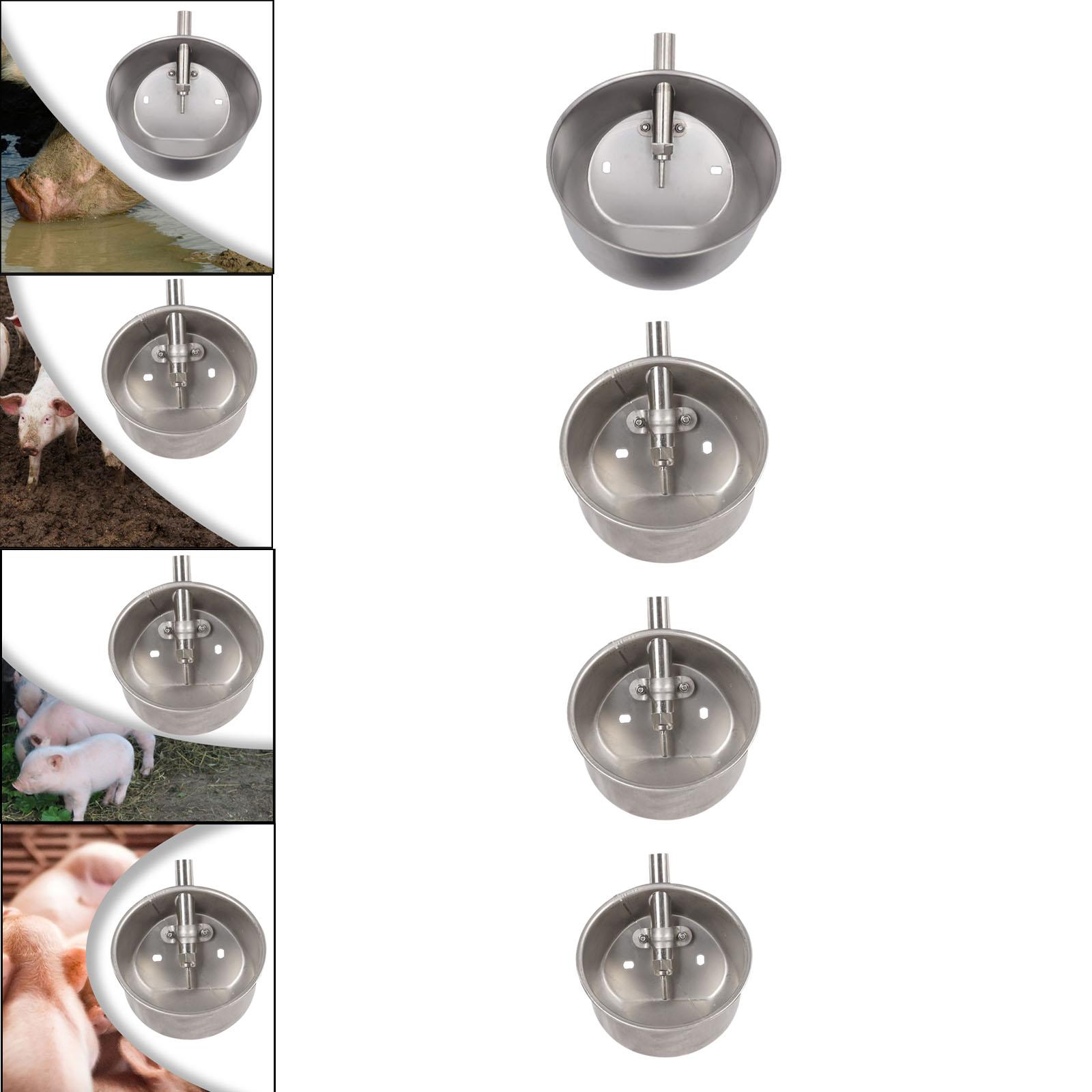Automatic Pig Waterer Water Trough Piglets Drinking Bowl Pig Water Bowl Stainless Steel for Animals Piglets Pig Livestock