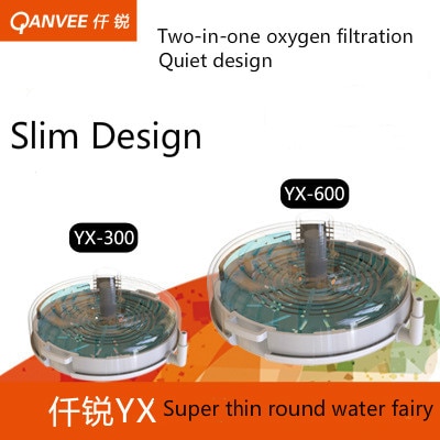 Filtre à eau d'aquarium, éponge pneumatique ronde, petit Aquarium, accessoire de filtre d'oxydation d'aquarium, Filtration biologique
