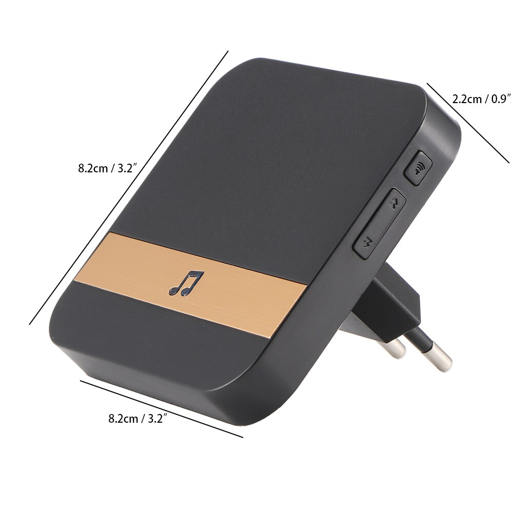 Home House Wifi Remote Control Digital 4 Volume Indoor Doorbell Receiver Ring Intelligent Wireless Doorbell EU/UK/US Plug