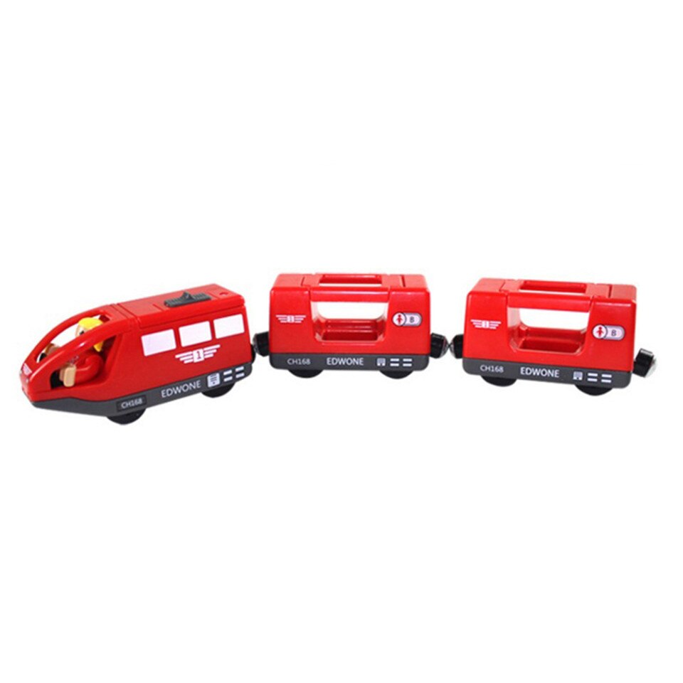 Magnetic RRC EMU train Toy wooden track Brio track combination electric RRC locomotive compatible magnetic train