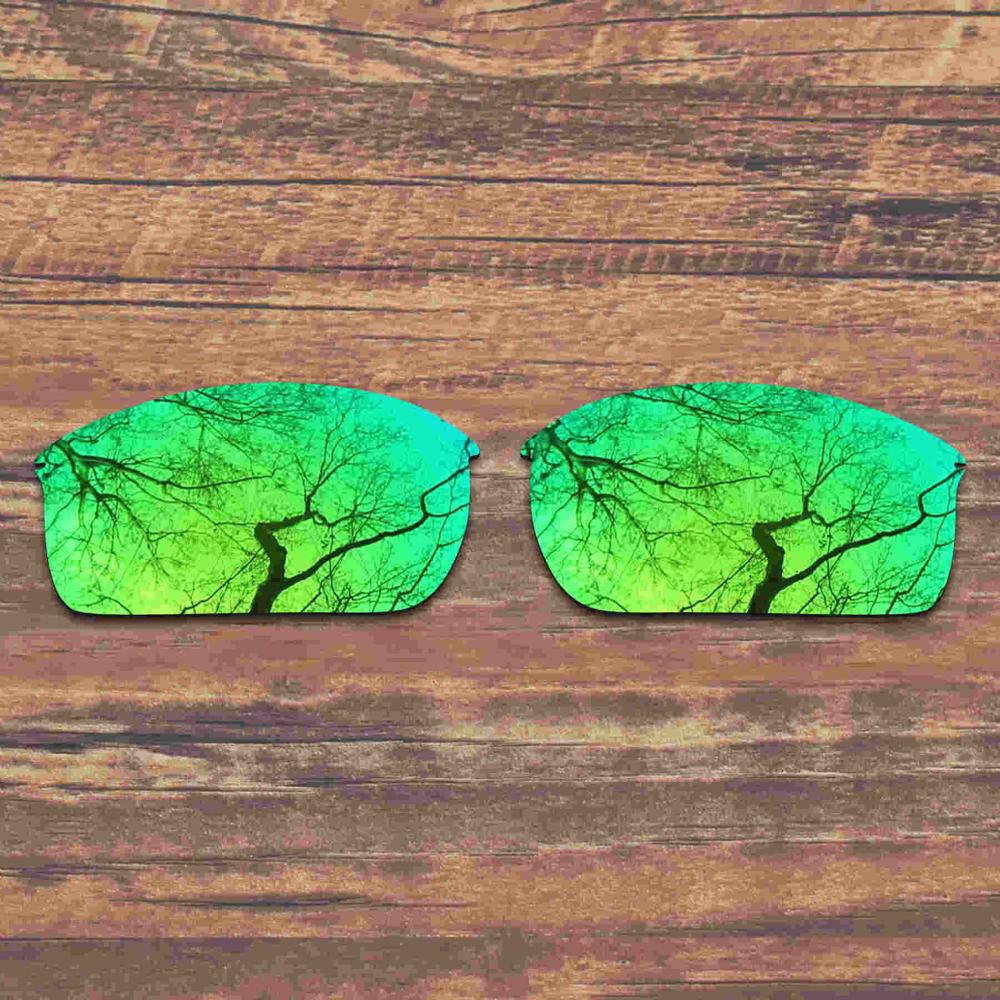 ToughAsNails Polarized Replacement Lenses for Oakley Wiretap Sunglasses - Multiple Options: Green Mirrored