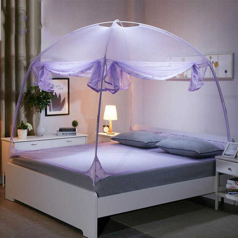 Student Insect Net Adult Double Student Bed Mosquito Net Three- Door ... – Grandado