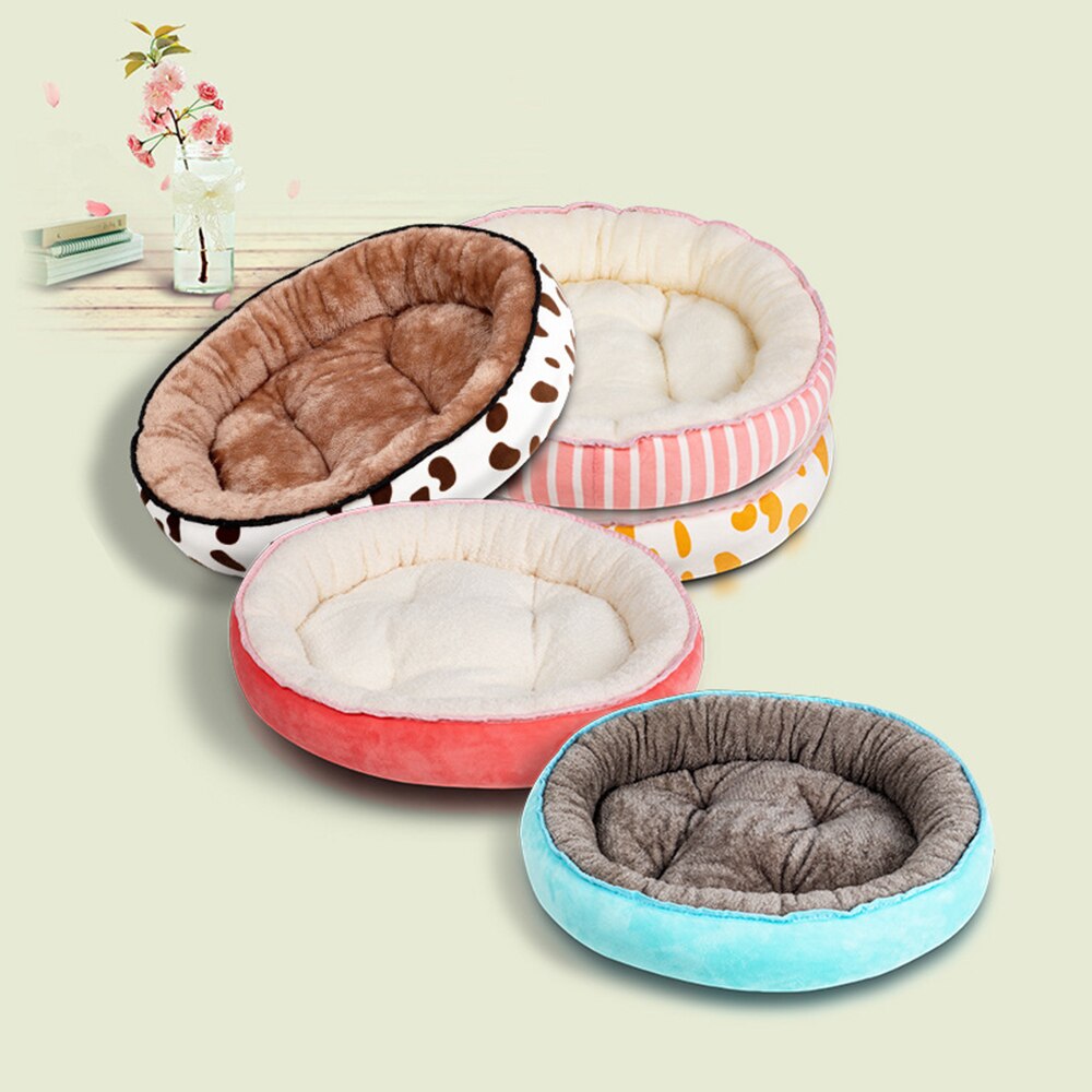 Hond Bedden Voor Grote Medium Kleine Honden Puppy Labrador Verbazingwekkend Kat Marshmallow Wasbare Ronde Bed Wasbare Pluche Huisdier Bed