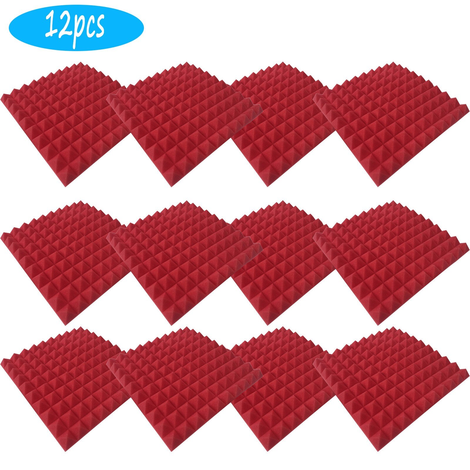 Home Scene Layout, Sound-absorbing Foam Wall, Indoor Sound-absorbing Cotton Retardant Sound Insulation Cotton Sound Absorbing: D