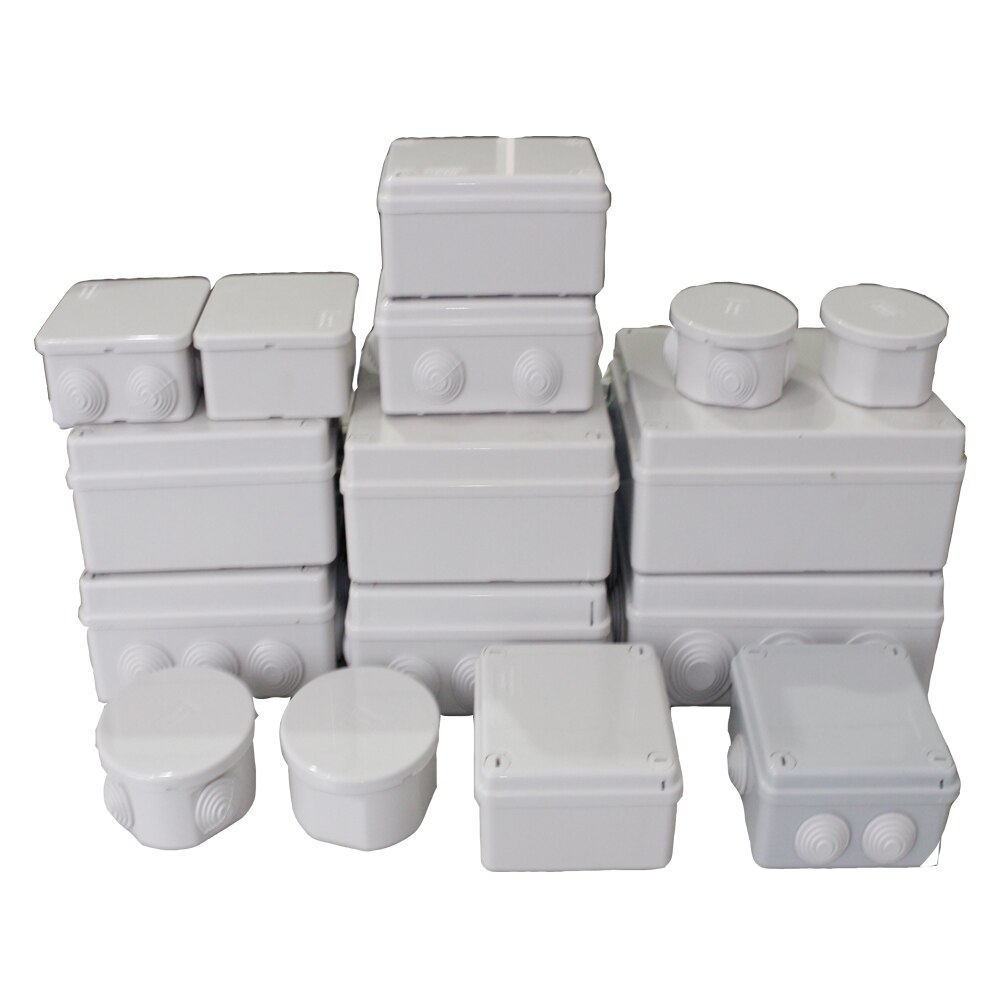1 Set ABS plastic IP65 indoor and outdoor waterproof enclosure normal junction box