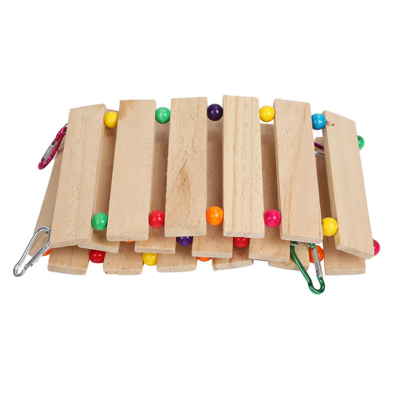 Chicken Swing Chicken Swing Chicken Wooden Ladder Hanging Feeder Bird Hens Toy for Poultry Rooster Chicks Chicken Swing for Hens: small