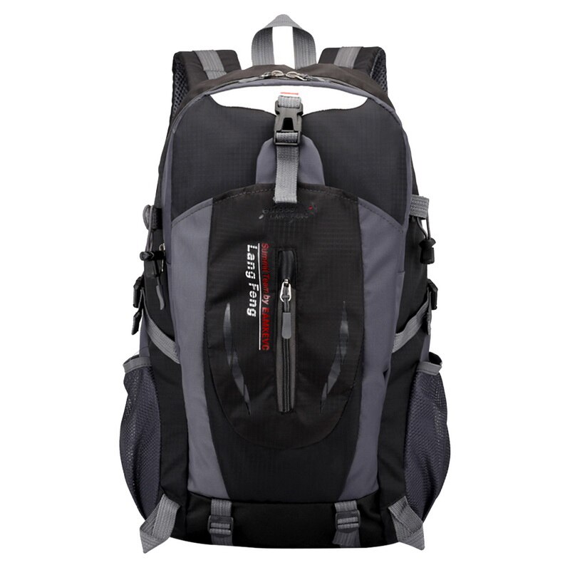 Dihope, mochila para hombre de 60l/40L, mochila para escalar con carga USB, mochila escolar para adolescentes, mochilas de viaje para mujeres, bolsa para exteriores: Black B