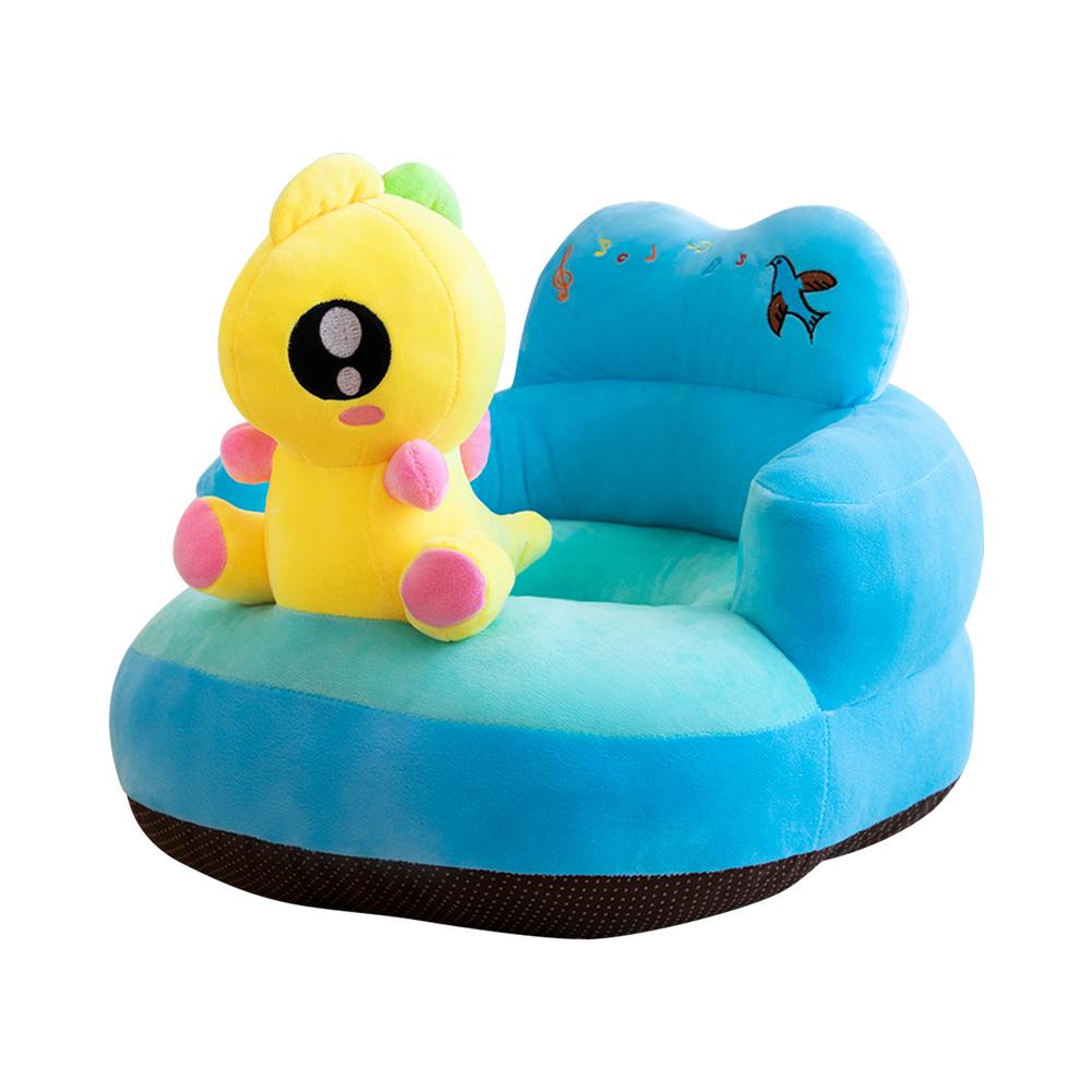 Only Cover No Filling Baby Bean Bag Cartoon Crown Seat Sofa Baby Chair Toddler Nest Puff Seat Bean Bag Plush Children Seat Cover: J
