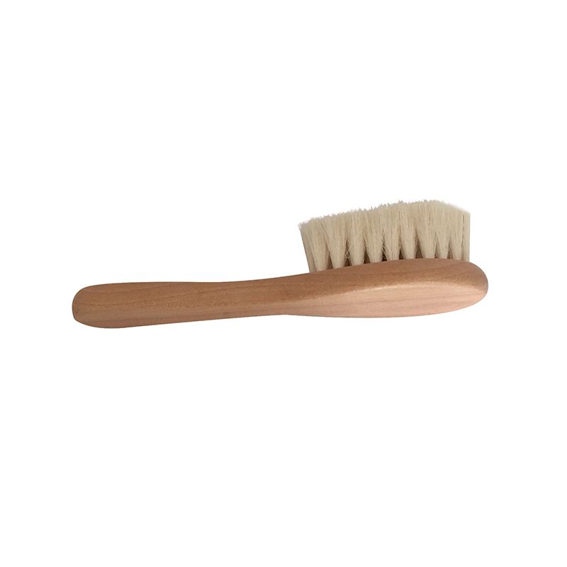 baby care pure natural wool wooden comb baby wooden brush hair brush newborn hair brush comb massager