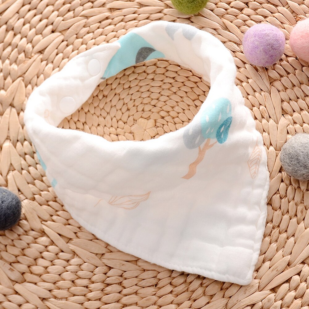 Katoen Driehoek Burp Waterdicht Bandana Bibsbaby Voeden Kiel Infant Burp Doeken Mousseline Speeksel Handdoek Eten Zachte Baby Stuff: Lavendel
