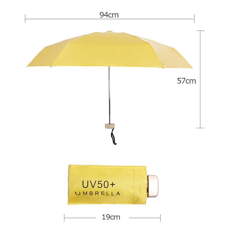 mini ombrello da viaggio pieghevole antivento protezione solare e pioggia per esterni ombrelli tascabili portatili compatti per donna uomo bambini