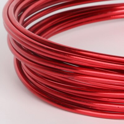 3/10 Meter Anadized Dia Aluminium Draad 1/1. 5/2/2.5mm Soft Ambacht Veelzijdige Geschilderd Aluminium Metalen Draad Voor DIY Sieraden Bevindingen: Red / 1mm  10Meters