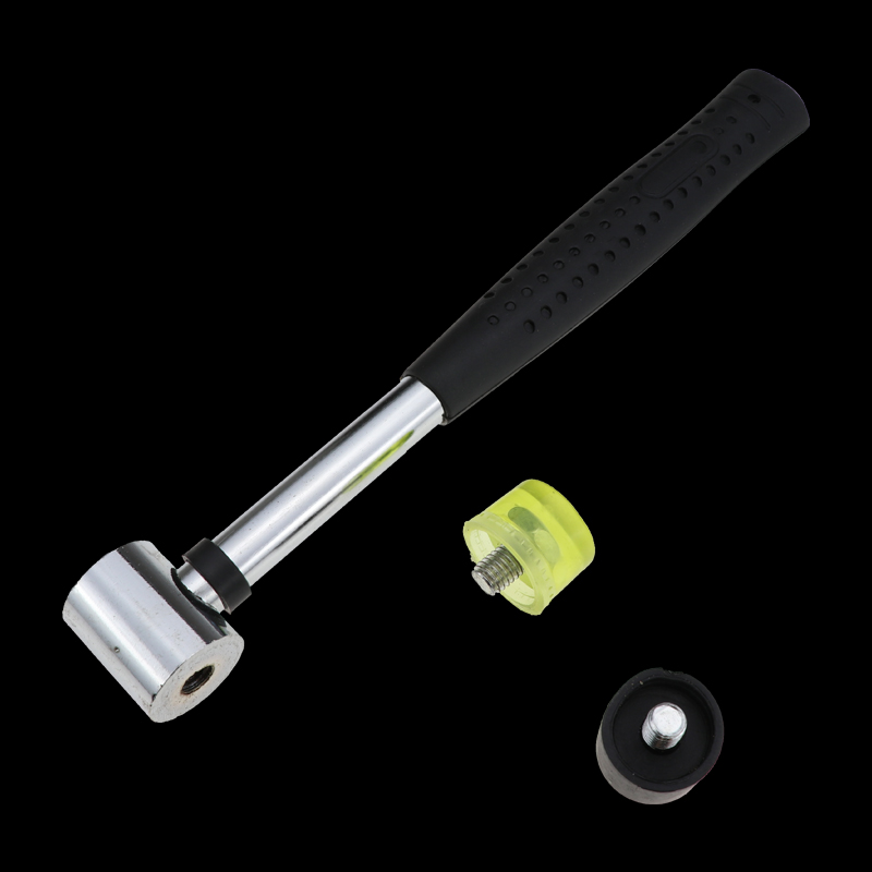 Double Face Tap Rubber Hammer 25mm Multifunctional Glazing Window Beads Hammers Nylon Head Rubber Mallet