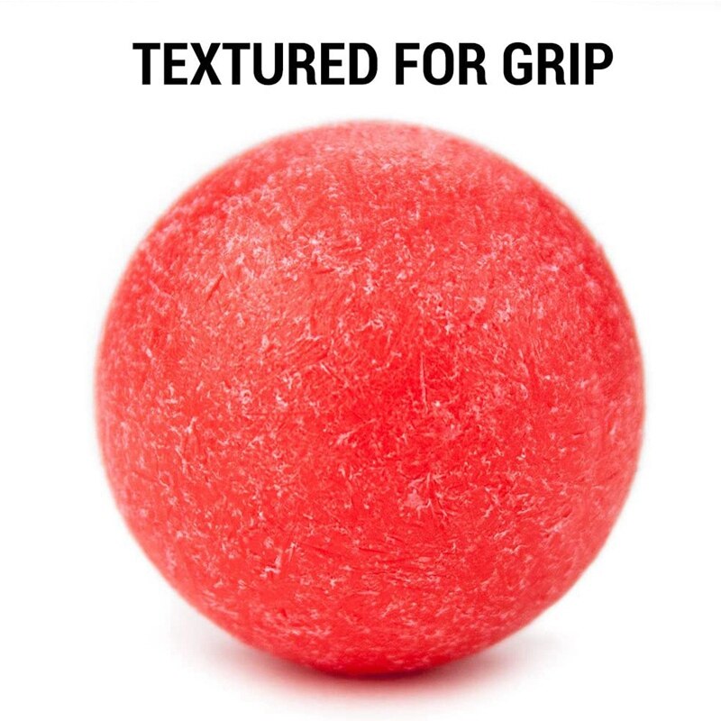 12-Pack Red Textured Tournament Foosballs for 36mm Table Football Game for Adults and Children