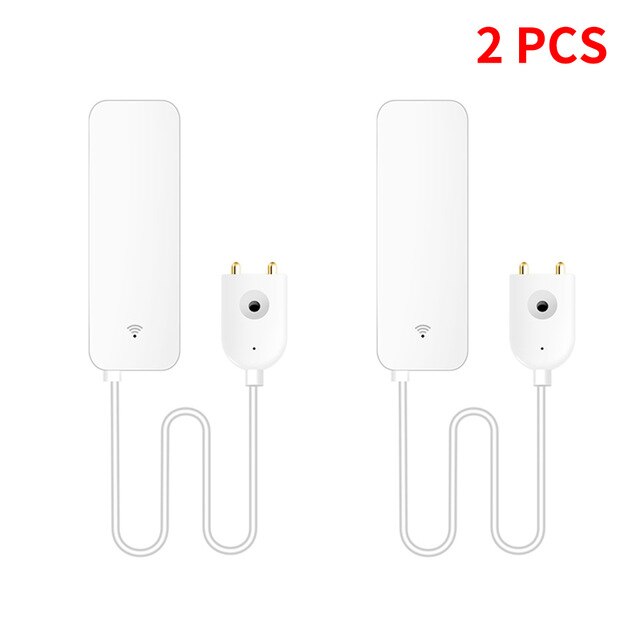 Tuya WiFi Water Leak Sensor, Water Leak Detector, Smartlife APP Notification Alerts,Water Flood Leak Alarm Home Security: 2PCS