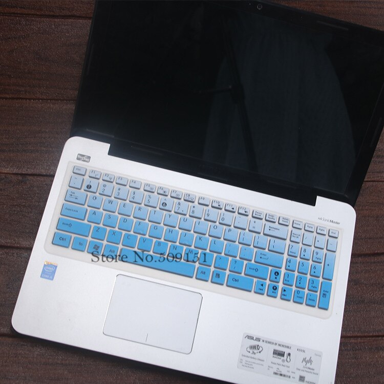 17 inch Laptop keyboard Cover Protector For Asus ROG Strix GL702VS GL702vm Gl702vi gl702zc GL702VT GL702 GL502VS 17.3&quot;: GradualBlue