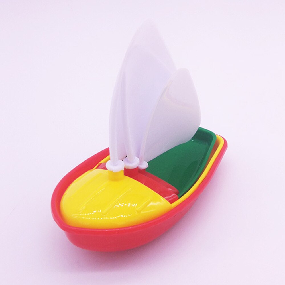 1 Set 3 Stuks Mini Plastic Zeilboot Speelgoed Kinderen Bad Speelgoed Bad Speelgoed Voor Kinderen Todders Kinderen (Diverse kleur, kleine + Midden