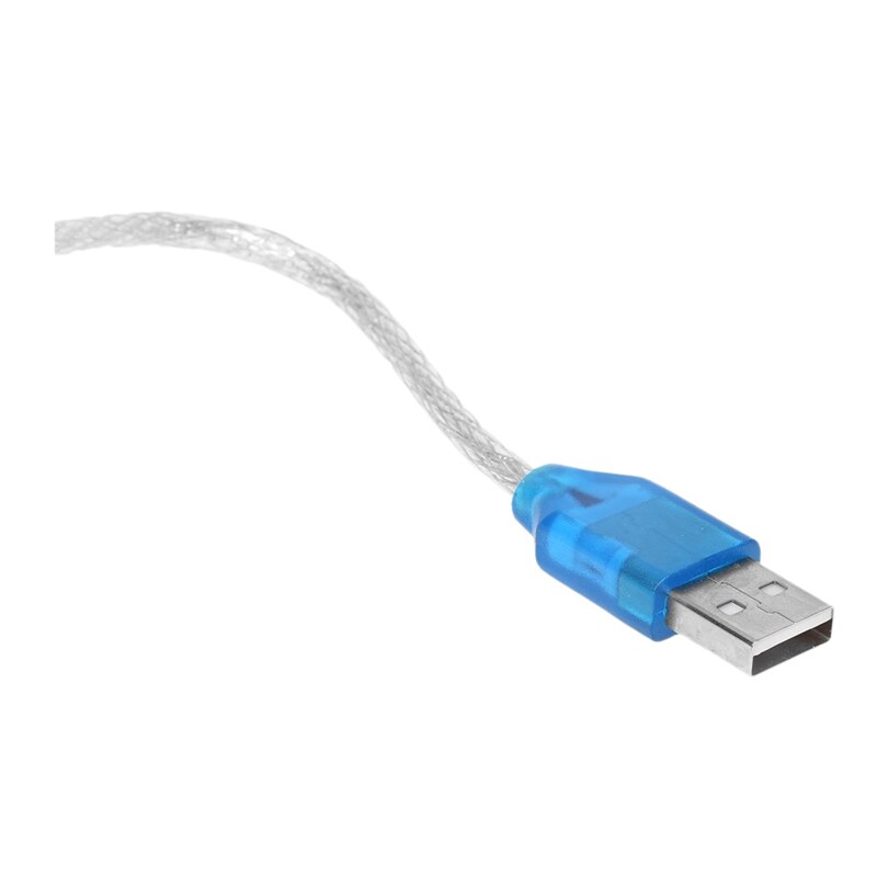 3.2Ft Type A USB 2.0 Plug to RS-232 Serial D-Sub DB9 Male Adapter Cable