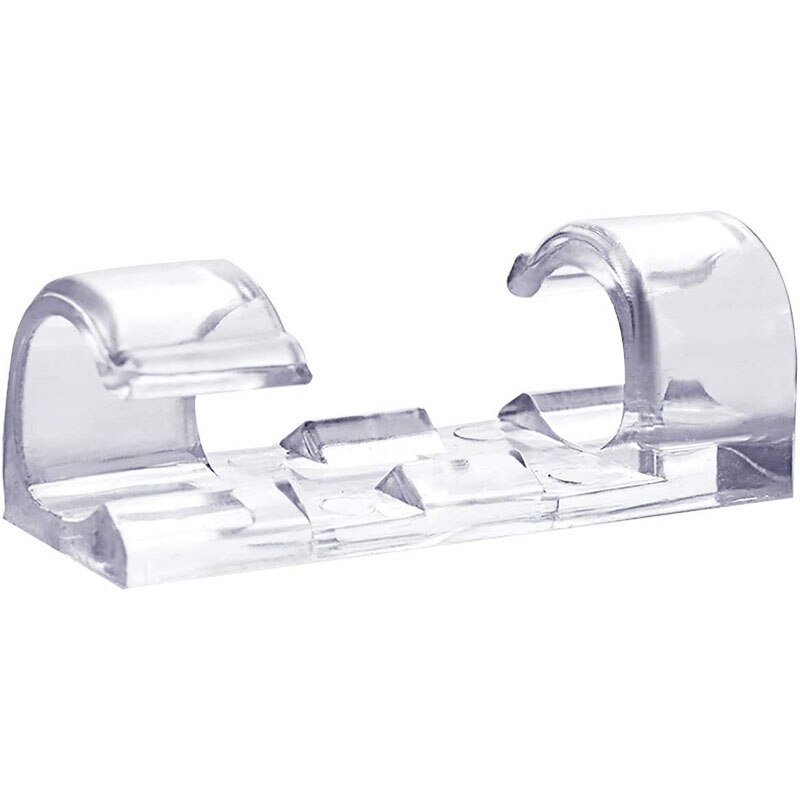 Linie Feste, Draht Veranstalter, Selbst-Klebstoff Schreibtisch-Klemme, Trimmer, Klemme, Draht Verwaltung, 40 Packungen, transparent Clip