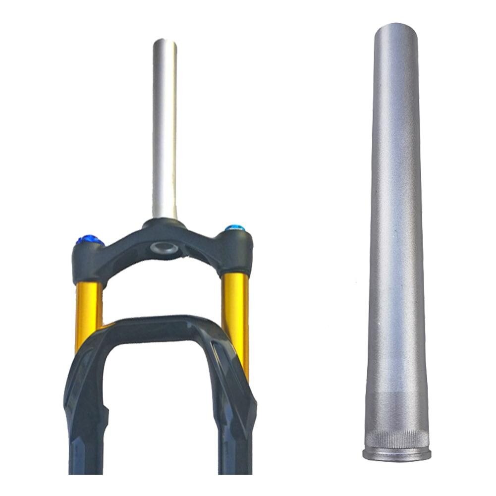 Mountain Bike Front Fork Extension Head Tube Aluminum Alloy Bicycle Fork Head Tube 28.6x244mm Straight Pipe Standpipe