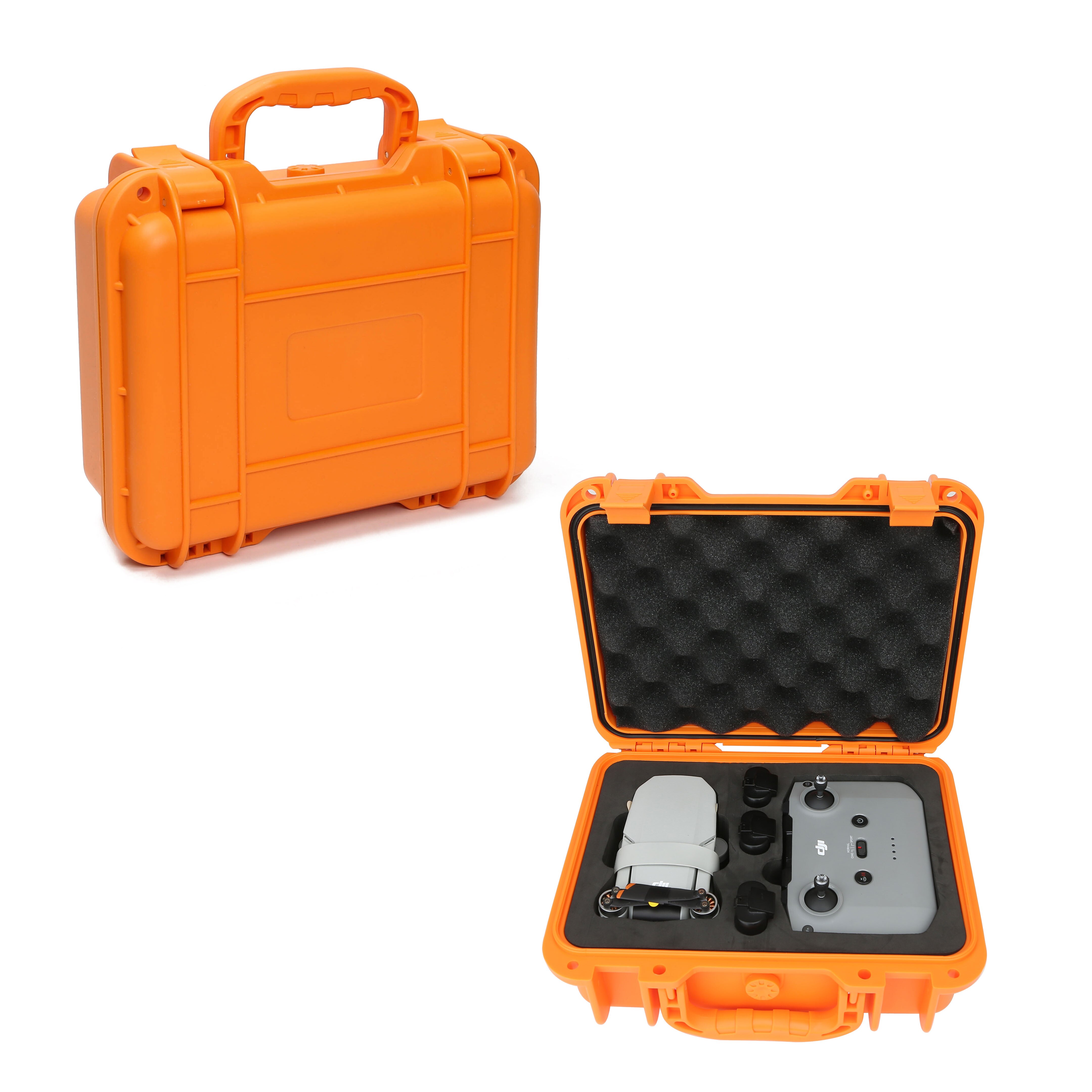 Voor Dji Mini 2 Case Waterdichte Opbergdoos Draagbare Veilig Draagtas Mavic Mini 2 Drone Afstandsbediening Accessoires: Donker Kaki
