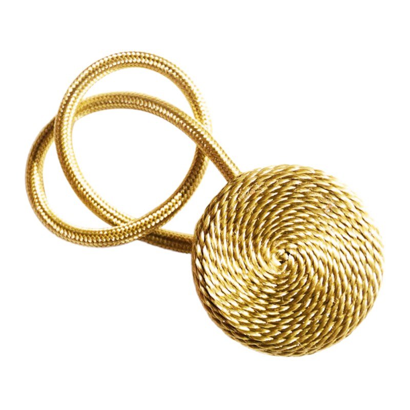 Magneten Voor Gordijn Houder Vangt Gordijn Accessoires Tieback Europa Stijl Korte Gevlochten Ronde Magneet Magnetische