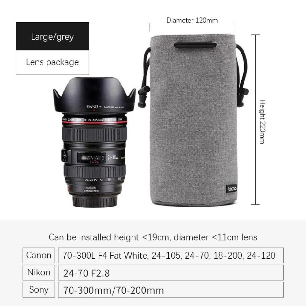 Adjustable Strap Camera Storage Bag Inner Bag Dustproof DSLR Drawstring Bag Handbag Waterproof Photography Protective Bag: Burgundy