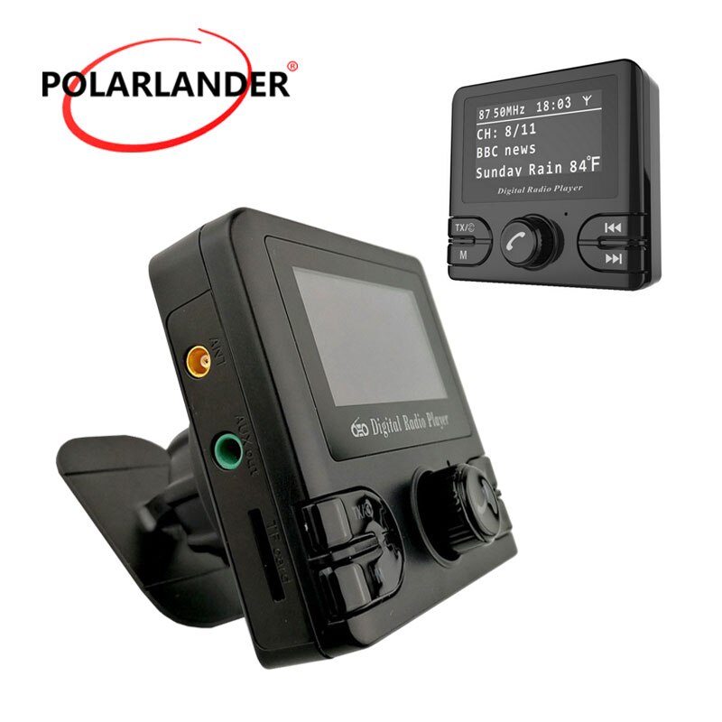 Bluetooth Adapter Tuner Audio Output Handfree Stereo Wireless GPS DAB/DAB+Receiver FM Transmitters Car Auto Radio