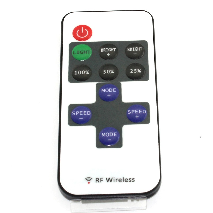 12v dimmer led kontroller 11 nøkkel dimer 12 24 v fjernkontroll for led strip lys 2835 5050 5630 enkelt farge dimmer tv bakgrunnsbelysning krans