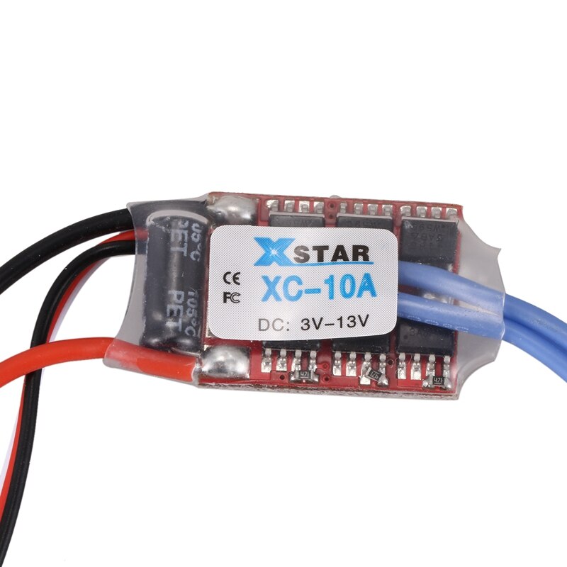 XC-10A RC Car Mini-Q Mini-Z Car Brushless ESC 10A 1-2S 8G Electronic Speed Controller Dual-Way Forward Reverse Brake Modes