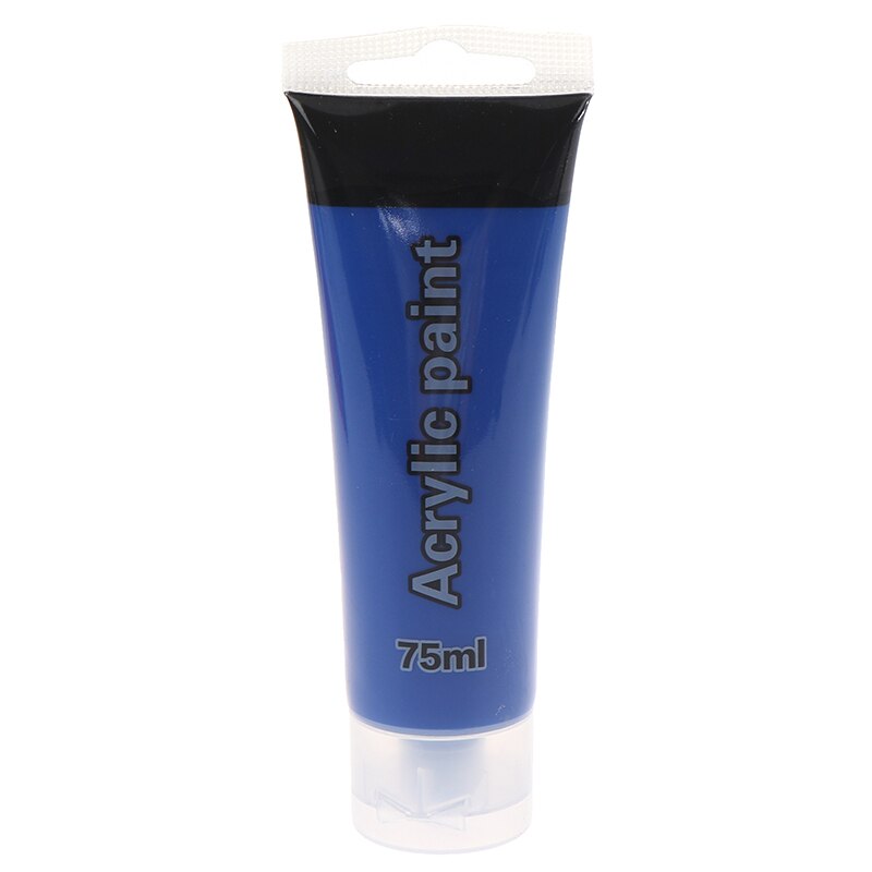 Arts 75ml acrylique tuyau mur peinture tissu peinture pour vêtements Textile ongle Fiber Pigment acrylique peintures grand Art fournitures artisanat: BL