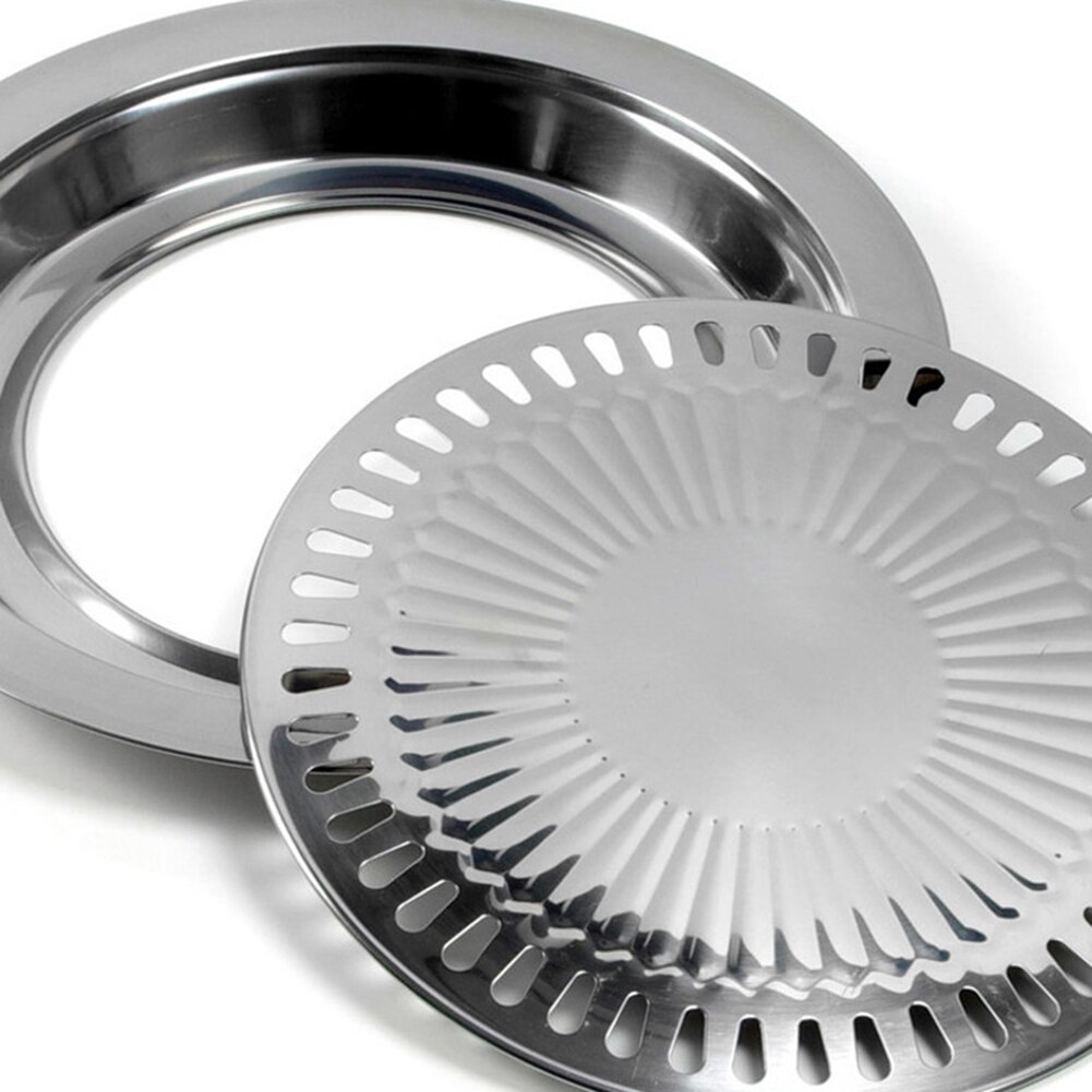 Rookloze Barbecue Grill Pan Gas Huishoudelijke Non-stick Gasfornuis Plaat Elektrische Kachel Bakplaat Bbq Grill Barbecue Gereedschap outdoor