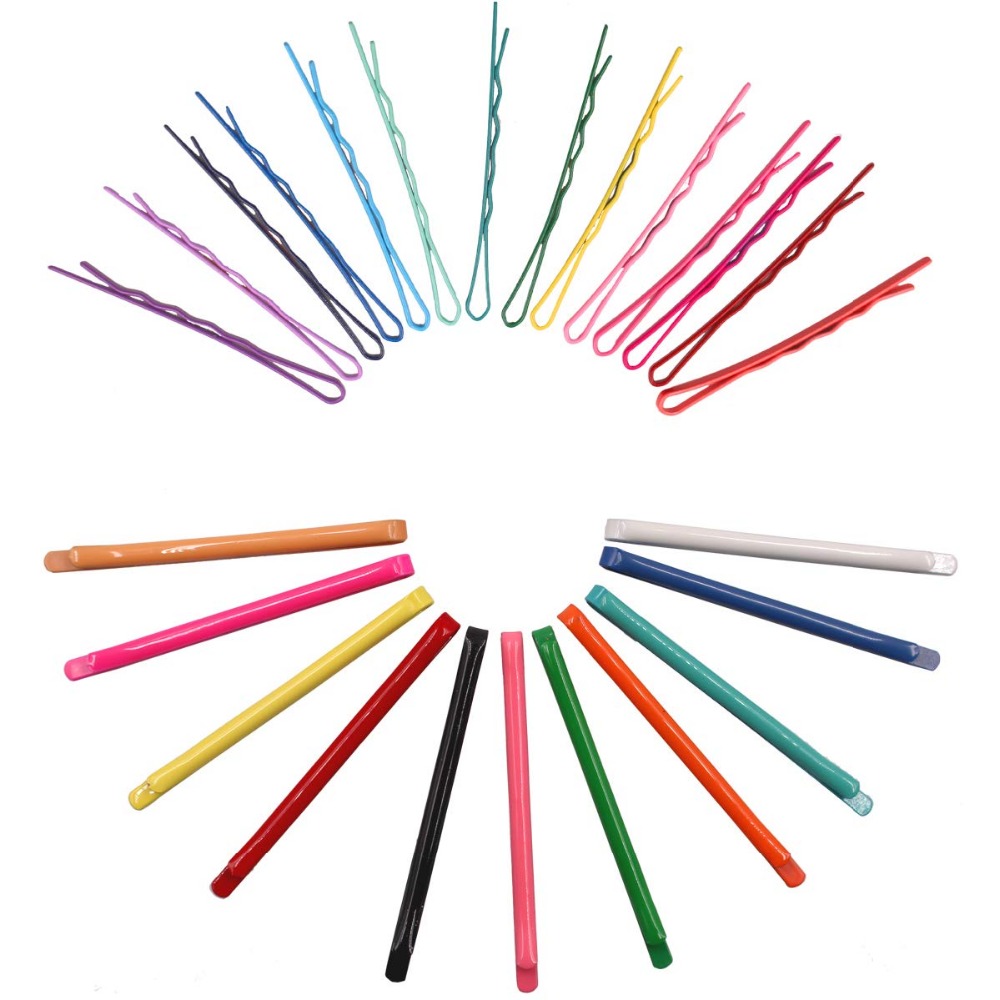 50 Pieces Mix Colorful Bobby Pin Bobby Hair Pins Hair Styling Clips for Girls and Women