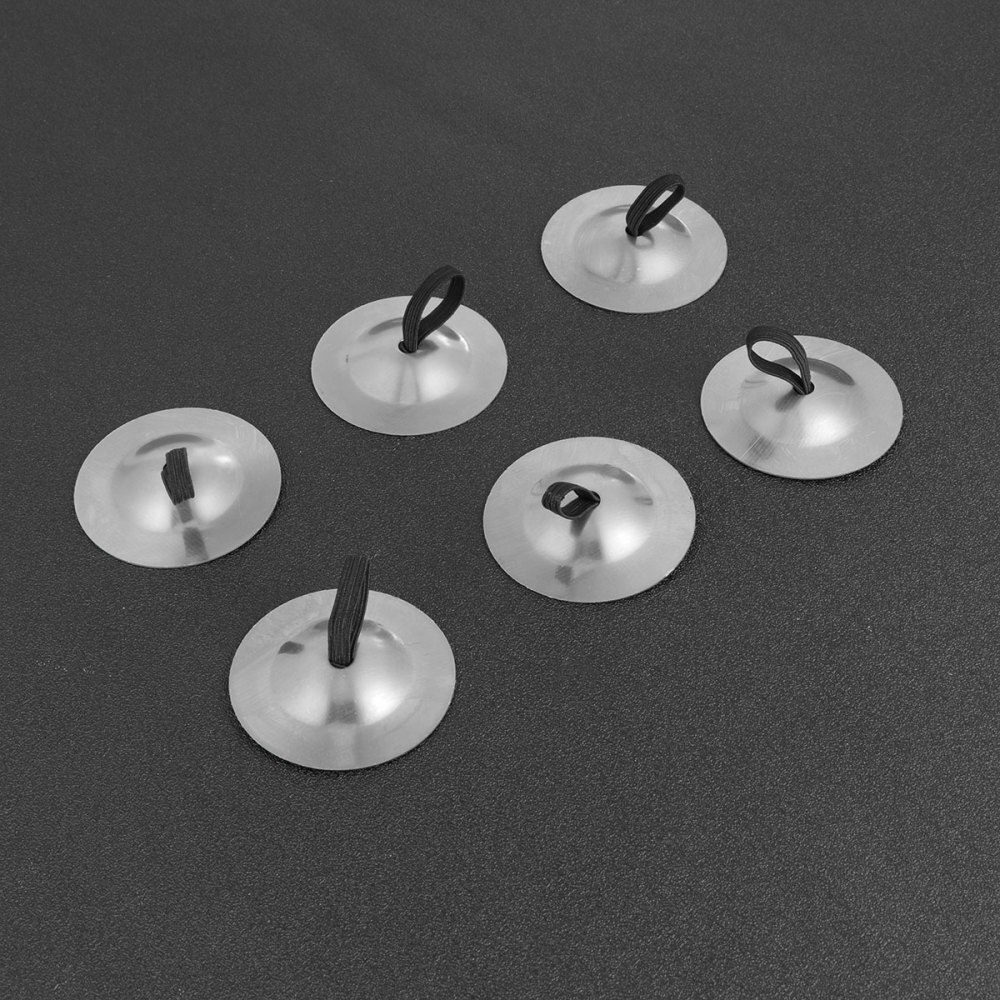Instrumentos musicales para danza del vientre, platillos para dedos de cobre de percusión, accesorios de baile, instrumento de percusión (dorado), 6 uds.