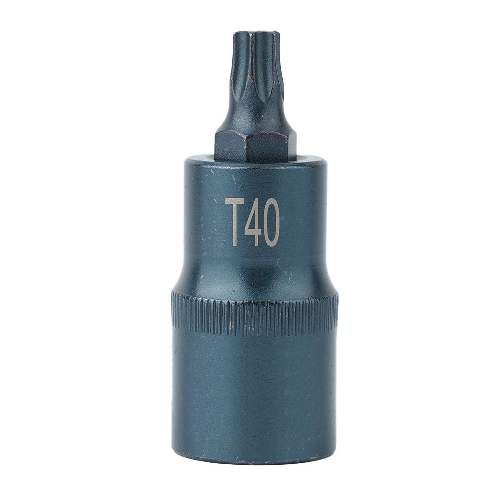 Torx Screwdriver Bit 1/2inch Socket Bits Adapter T30 T40 T45 T50 T55 T60 T70 Torx Socket Adapter Hand Tool For Ratchet Wrenches: grey