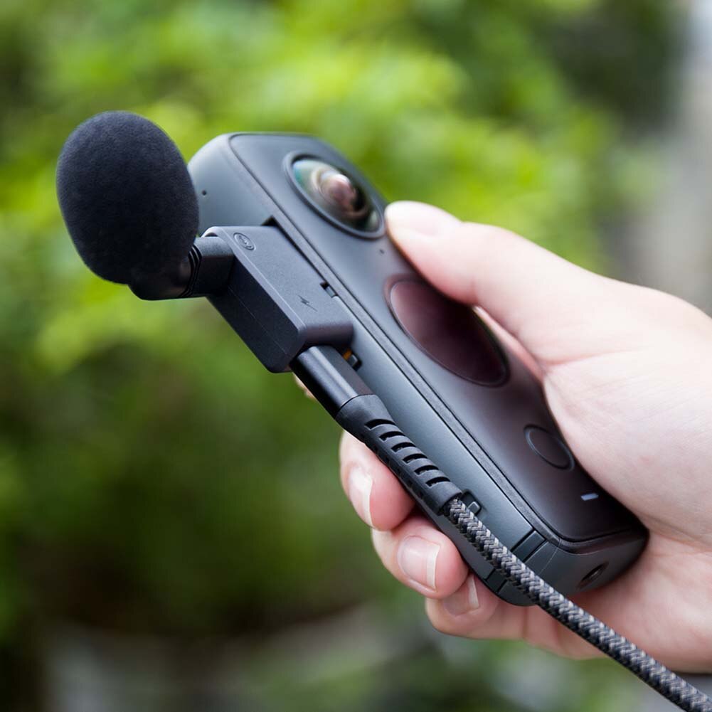 Chargeur Audio convertisseur externe mélomanes jouant adaptateur micro Action caméra accessoires pour Insta360 ONE X2