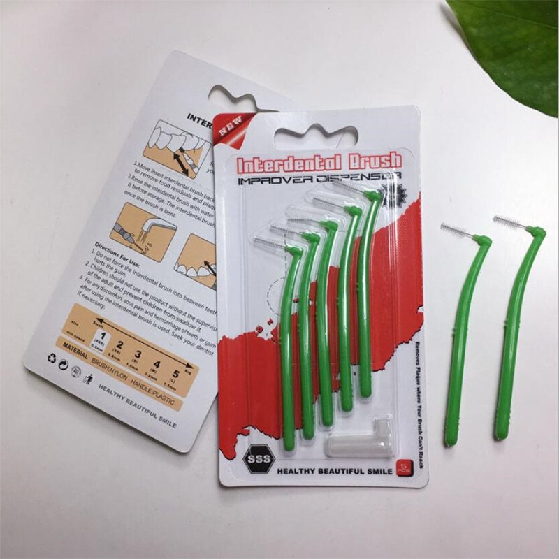 5Pcs 0.5 Mm Volwassenen Rager Schoon Tussen Tanden Floss Tandenstoker Oral Care Tool Dental Orthodontische Tand Care Tool