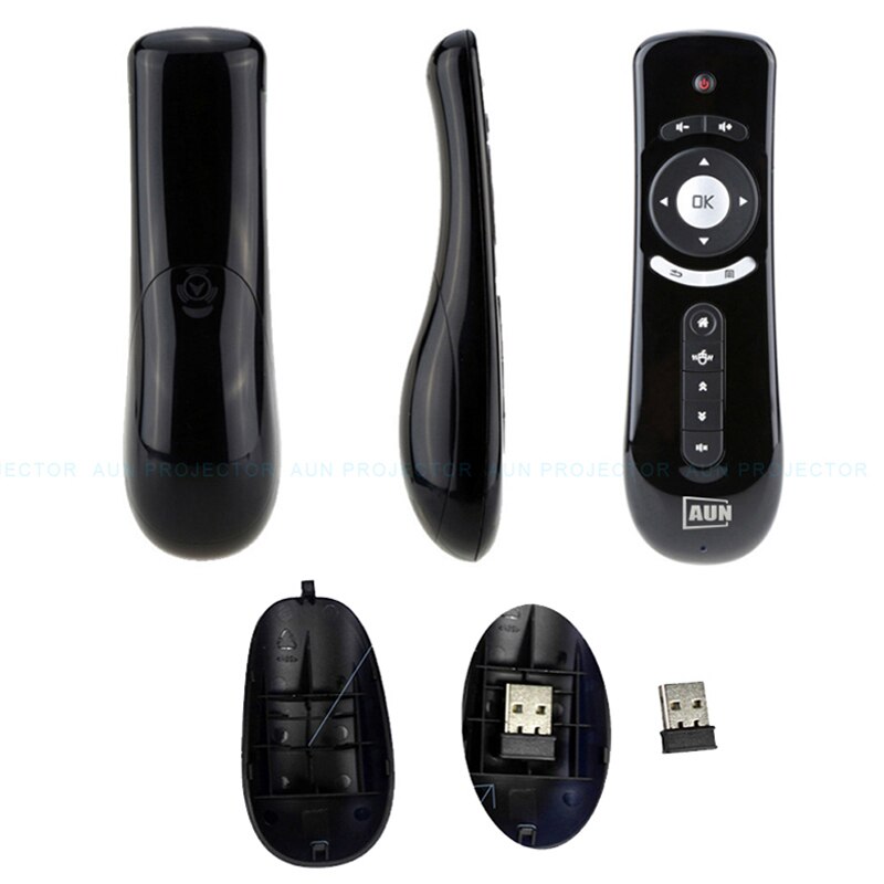 AUN Mini Air-Mouse 2.4G Wireless remote-control for Android Tv Box, Android Projector Motion Sensing Game BBDFS-1