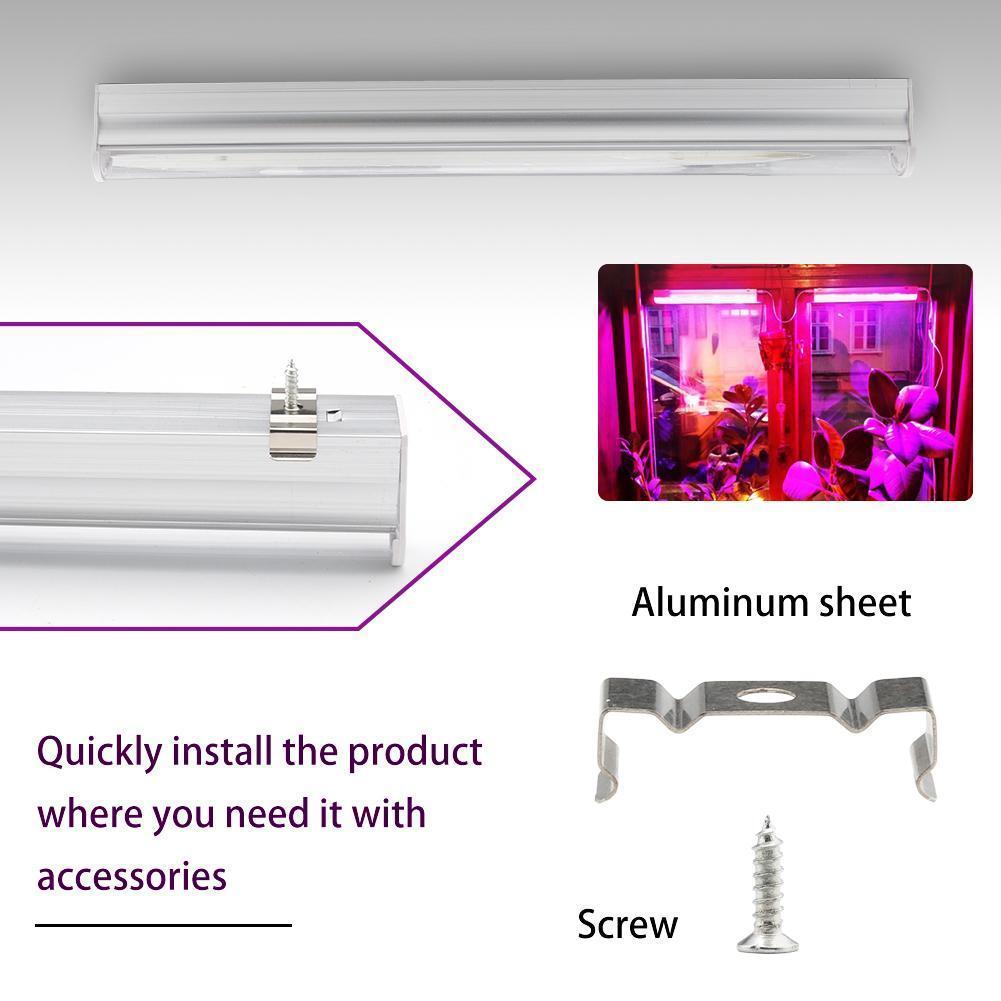 36W LED Grow Light Plant Growing Lamps Single T5 Tube Lighting Spectrum T5 Tube Bulb Indoor Full Grow